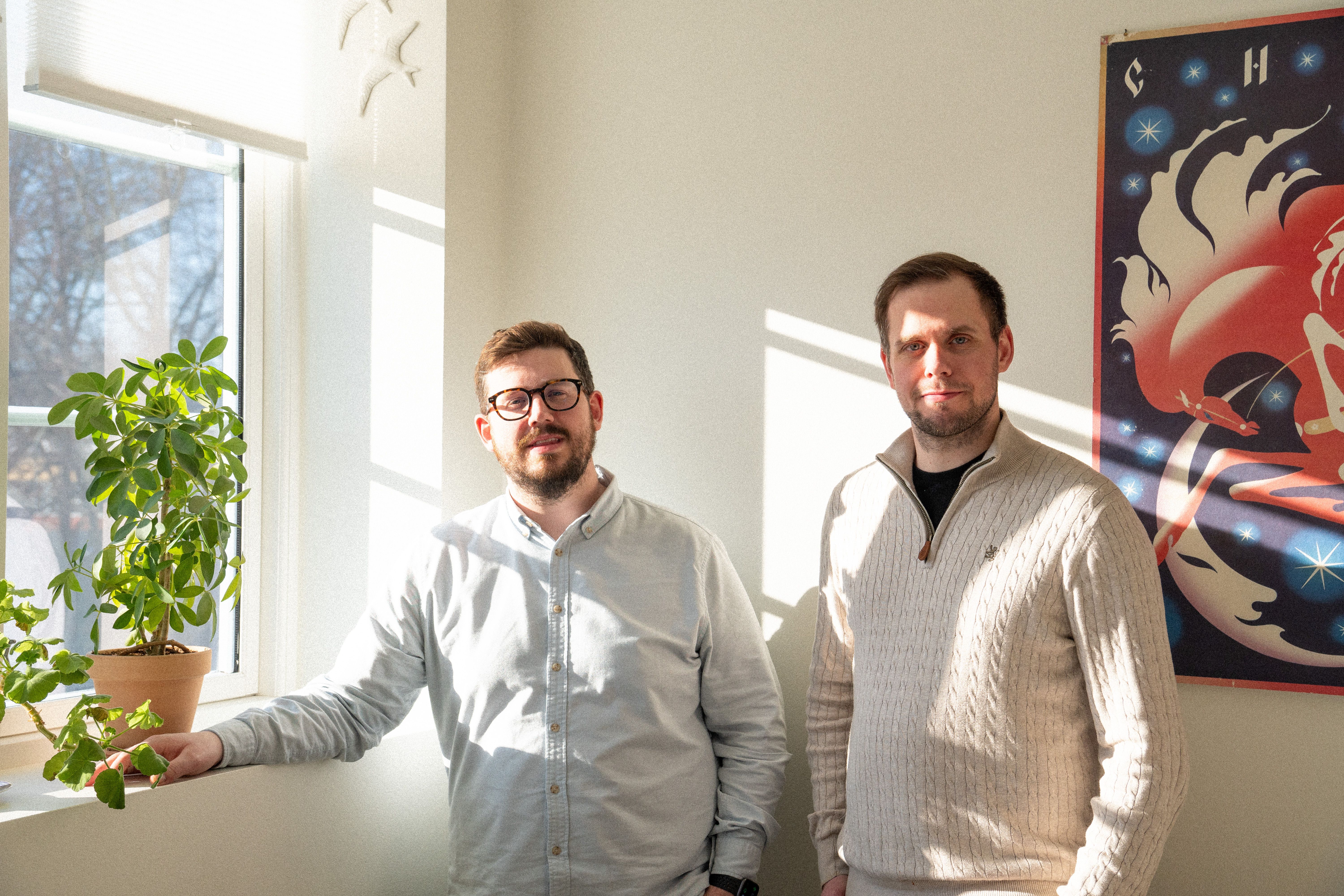 The team: Simen and Martin.